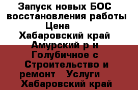  Запуск новых БОС, восстановления работы › Цена ­ 10 - Хабаровский край, Амурский р-н, Голубичное с. Строительство и ремонт » Услуги   . Хабаровский край